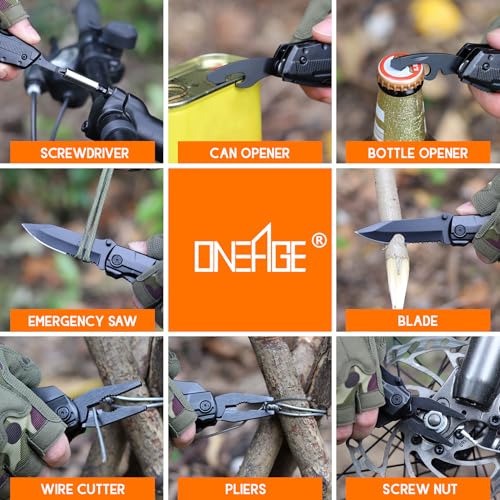 Nephew Gifts from Auntie, Multitool Knife, Gifts for Nephew, Nephew’s Christmas Practical Gift, Nephews Birthday Present, Gift for Camping, Hiking, Fishing, 20 in 1 Multitool Black MULTITOOL SET (Engraved BEST NEPHEW+9-in-1 Screwdriver)