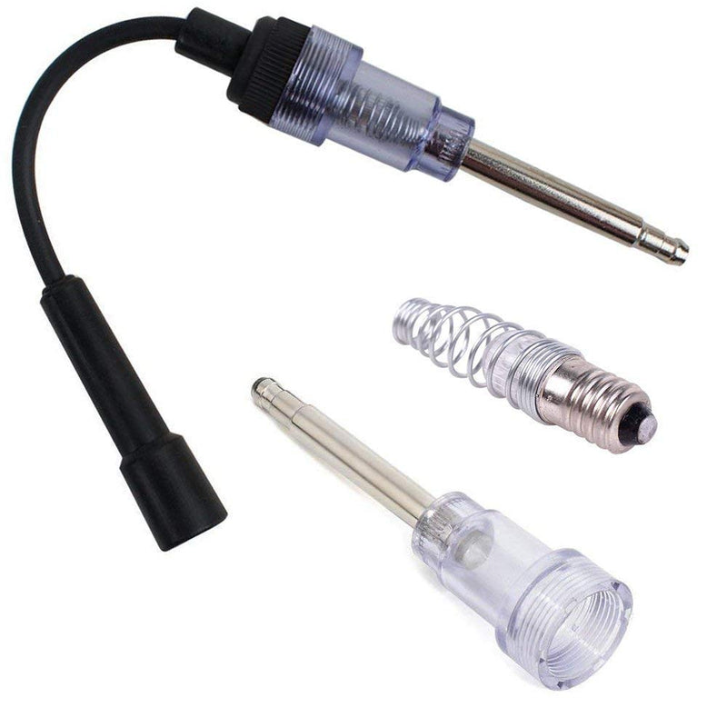 Morange in-Line Spark Plug Engine Ignition Tester 6-12V Pick Up Coil Armature Diagnostic Detector Tool for Automotive Car Lawnmower Internal External Engine