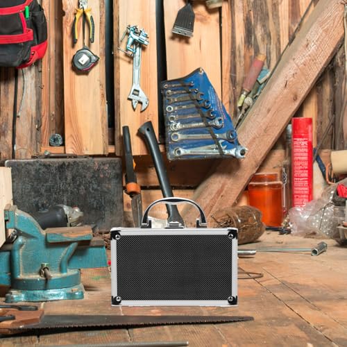 GANAZONO Portable Toolbox Organizer 7.08 Inch Tool Storage Box with Reinforced Handle Small Multi-Function Tool Box for Home Garage Hardware Storage