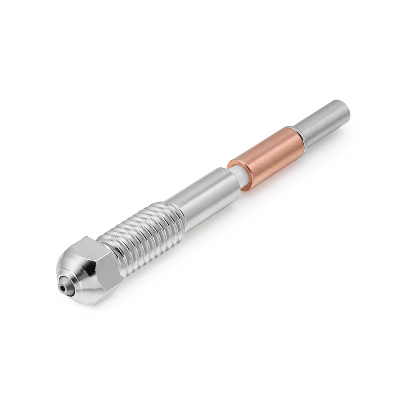 Bimetal Tungsten Carbide Nozzle 0.6mm for QIDI Q2 3D Printer, High Thermal Conductivity Abrasion Resistance for Precision Additive Manufacturing