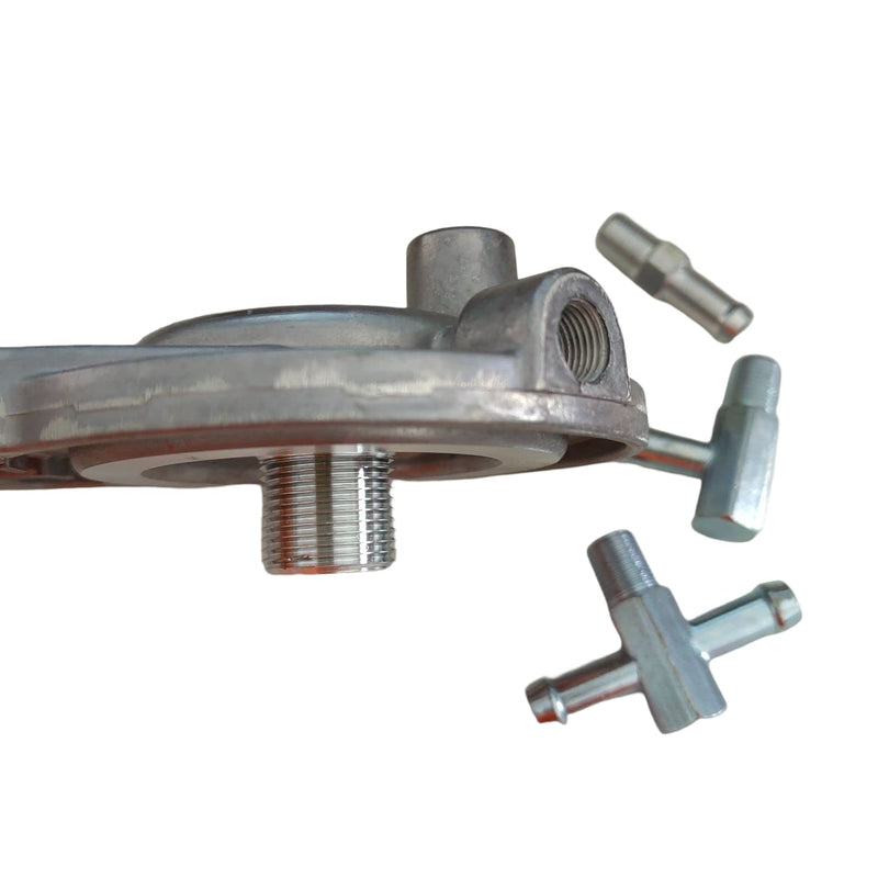 Diesel Fuel Filter Mounting Base For Yanmar Engine 4TNV84T 4TNV94 / 98 4JH4AE 4JH5E 3JH5AE 3JH5E 3TNV82A 129004-55612