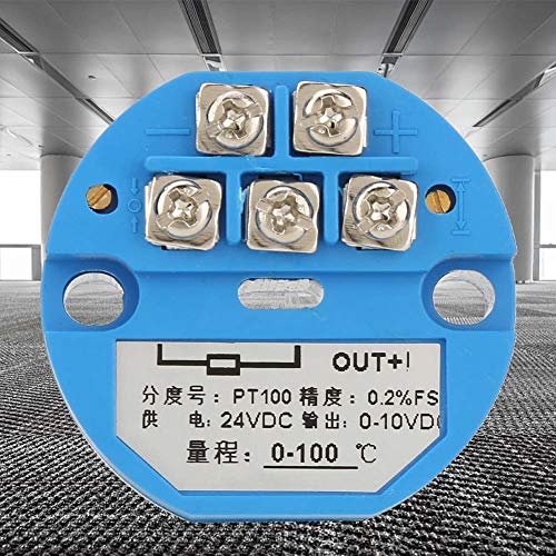 Fafeicy -50~400 Degree PT100 SBWZ Temperature Transmitter DC24V Output 0-10V Sensor, Transformer