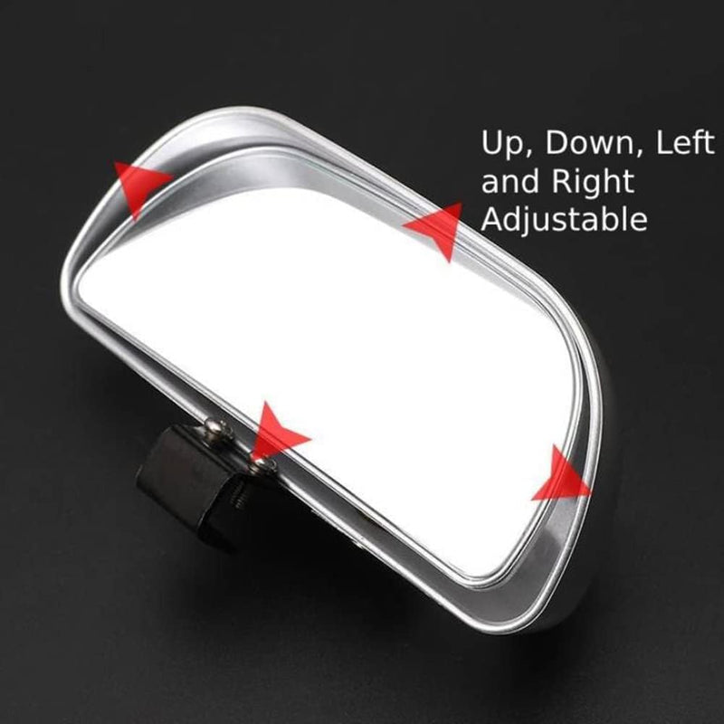 Blind Spot Mirror for Car, Rectangle Rear View HD Glass Wide Angle Mirror, Auto Blind Spot Mirror for Car Truck SUV RV Black 2pcs