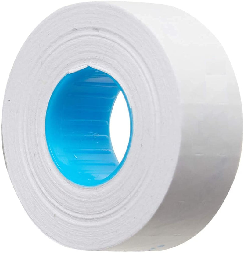 Veltec Premium 2212 Pricing Labels for Garvey and Contact 22-6 22-7 22-8 Price Gun - 9 Rolls, 11,000 Labels and Free Inker (White) White