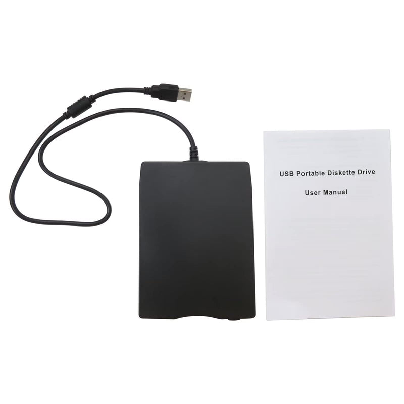Xspeedonline 3.5-inch USB 2.0 Data External Floppy Disk Drive 1.44MB Supported for Windows 98/SE/2000/ME/XP/VISTA/7/8/8.1/10/11/MAC Operating Systems