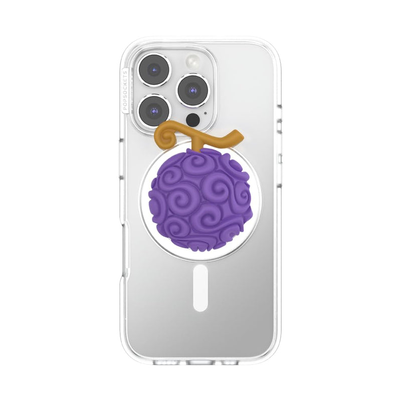 PopSockets Phone Grip for MagSafe, Magnetic Holder- Gum Gum Fruit | Removable, For Kindle / Android / iPhone, With Magnet, One Piece, Anime