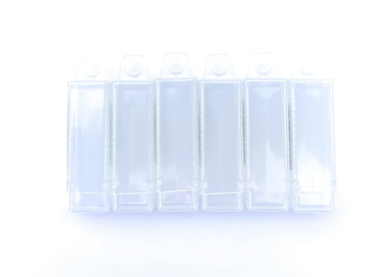 FTG USA Storage Container 6 Piece Extendable Plastic Box Used as Storage Case for Countersink and Replacement Drill Bits Small Size Boxes