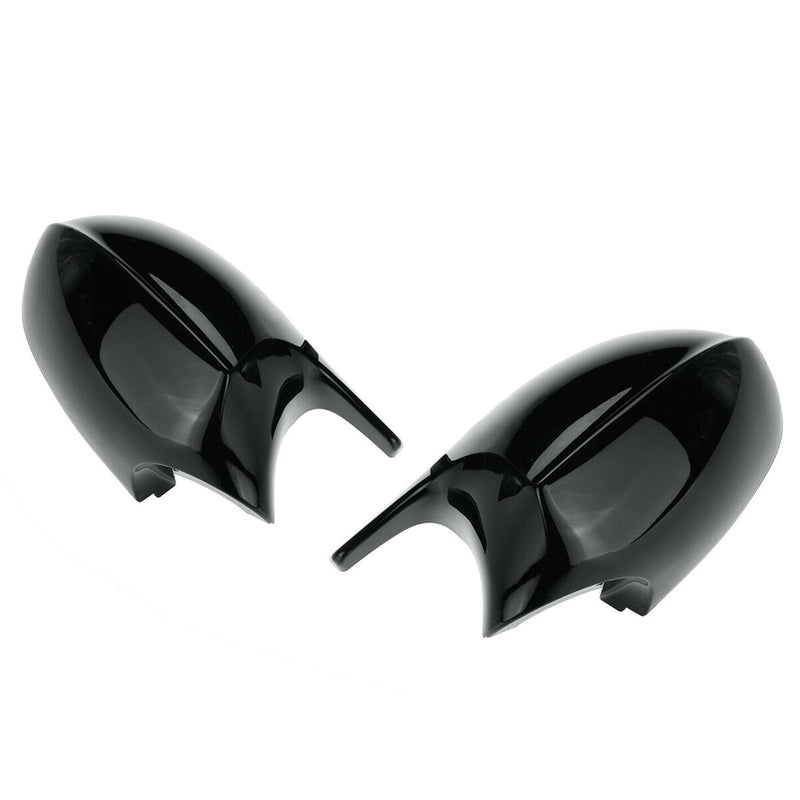 Compatible with BMW 2005-2008 E90 E91 / 2006-2009 E92 E93 PRE-LCI Gloss Black M3 Style Side Mirror Cover Cap