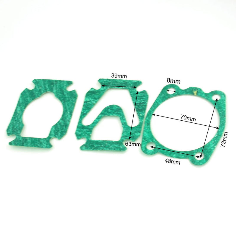 uxcell 3 in 1 Air Compressor Cylinder Head Base Valve Plate Sealing Gasket