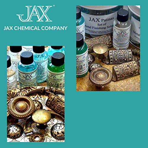 JAX Antique Rust - Metal Finishing Solution - Antique Finish without Heat or Electricity - Pint 16 Fl Oz (Pack of 1)