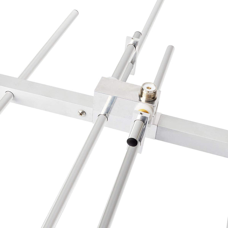 TWAYRDIO Yagi Ham Radio Antenna,Dual Band 2m 70cm VHF UHF Yagi,High Gain 8 Elements GMRS Vertical Base Antenna for Repeater System,HT Scanner,Satellite Work VHF/UHF Dual band
