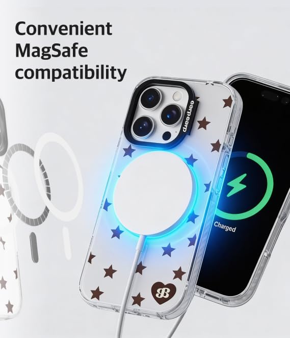 Magnetic for iPhone 17serise Case, Thin Slim Anti-Scratch Soft TPU Bumper Shockproof Rubber Protection, Drop Protectiom, Cute Design(Wavelabel+) (Grapity Hunt-Blue, iPhone 17 Pro Max) Grapity Hunt-blue