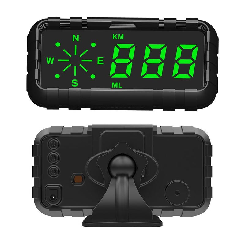 Heads Up Display for Car Digital GPS Speedometer kit MPH Odometer Automotive Compass for Dashboard HUD Fatigued Driving Alert Speeding Alarm for Trucks Golf cart All Vehicles (C3010) 4.3 Inch C3010