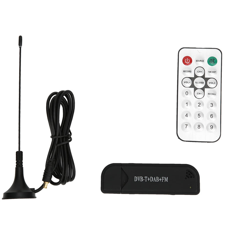 VBESTLIFE Rtl2832u USB Dvb T Fm Sdr Dongle Digital Tv Tuner Stick Receiver for Desktop Laptop Radio Scanner with Real Time Decoding