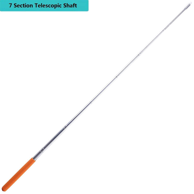 Pointer Sticks,Extendable Pointer,Hand Pointer for Classroom,Classroom Pointer for Teacher,Telescopic Teacher Pointer Retractable Pointer Hand Pointer for Kids Whiteboard Pointer (Orange) Orange