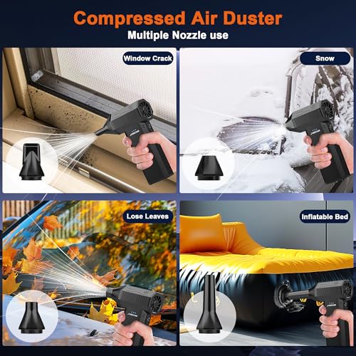  [AUSTRALIA] - Compressed Air Duster-130000RPM Super Power Air Blower with Brushless Motor