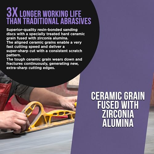 Dura-Gold 600 Grit PSA Purple Film Ceramic Longboard Sandpaper 20 Yard Roll
