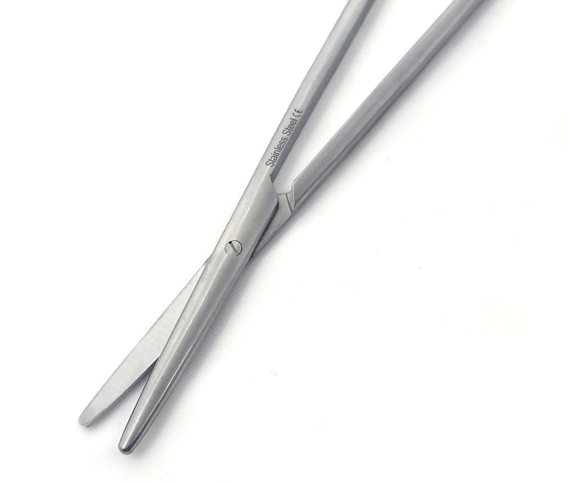Metzenbaum Dissecting Scissors with Gold Rings- Long Slim Precision Scissors made of Medical Grade Premium Quality Stainless Steel (7" Straight Silver) 7" Straight Silver