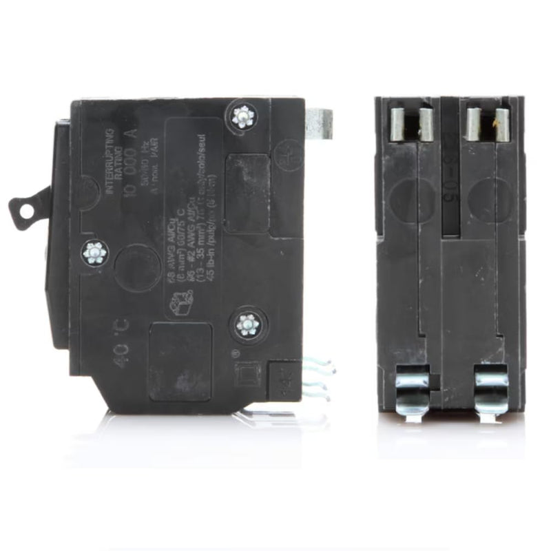 Genuine Square D QO250 Circuit Breaker Kit, 50 Amp (50A) Double Pole (2 Pole), 120/240V AC, 10kAIC, Plug-in Mount for QO Load Centers & Panels, Visi-Trip Indicator, New Replacement 50 Amp Kit