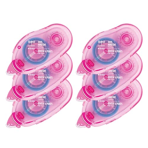 Tombow 62349 Refill, Mono Adhesive Dots, 6- Pack, Value Pack