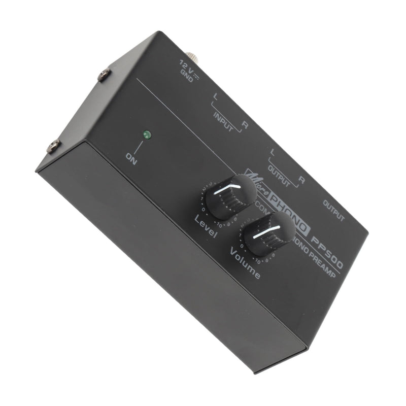 SUNGOOYUE Phono Preamp, Ultra Low Noise RIAA Equalized Turntable Preamplifier with and 1/4in Outputs for Record Player and Hi Fi Audio System (US Plug) US Plug