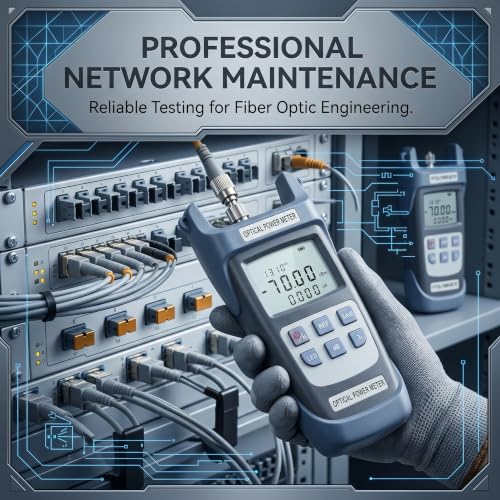 FTTH Fiber Optical Power Meter 70 dBm~+10 dBm | 500 Data Storage OPM Tool
