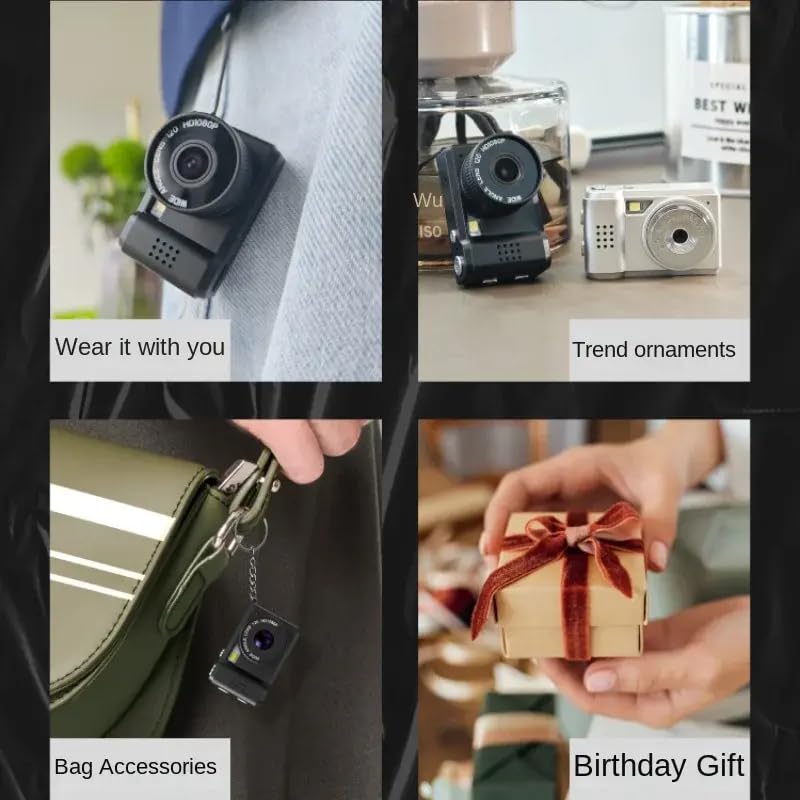 Spy Camera Hidden Video Recording Mini Video Camera Small Body Cam Pocket Car Camera Secret, no WiFi no App Needed