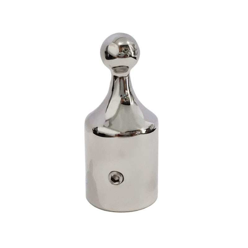 Pair of 316SS Heavy Duty Bimini Top Stainless Steel End Ball 7/8" or 1" ID Marine Bimini Ball Top Fittings Marine Hardware 7/8" ID pair