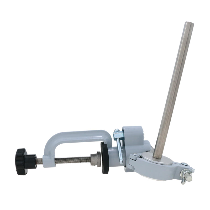 Typodont Teeth Model Training Mount, Desk-Clamp Dental Manikin Stand with Adjustable Ball Joint for Dental Education (Model NOT Included) Compatible Rod Diameter 10mm