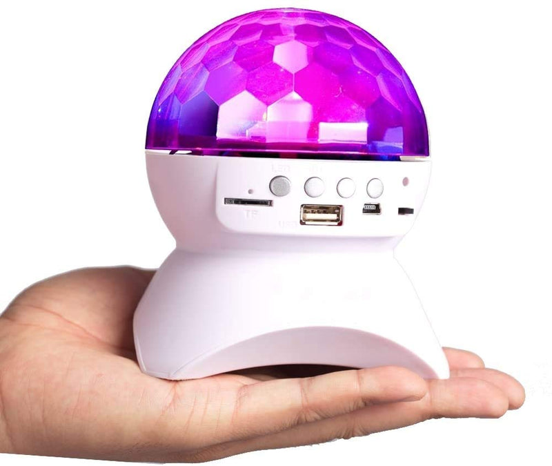 Disco Ball Home Party Light Show Speaker white