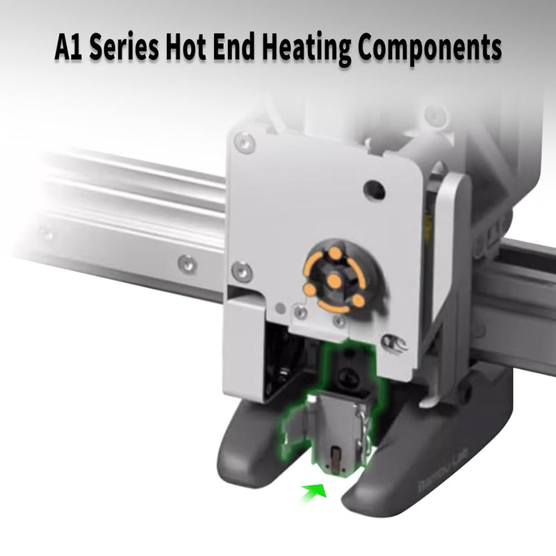 Upgraded Bamboo lab Original A1 Hotend Heating Assembly Kit for Bambu Lab A1, A1 Mini 3D Printer Hot End Heating Component 3D Printer Accessories