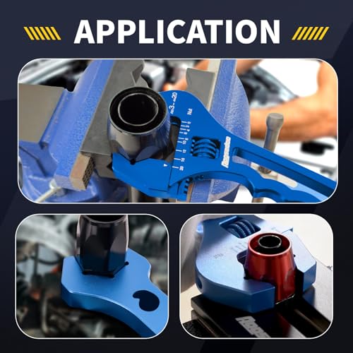 3AN-20AN AN Fitting Wrench Blue With 6AN-AN8 Double-ended AN Wrench Blue 3AN-20AN