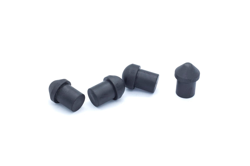 4 Piece Planishing Hammer Nylon lower Die Set - 22 mm (0.865") stem diameter (0.25" R, 0.375" R, 0.5" R, 0.625" R) 0.25" R, 0.375" R, 0.5" R, 0.625" R