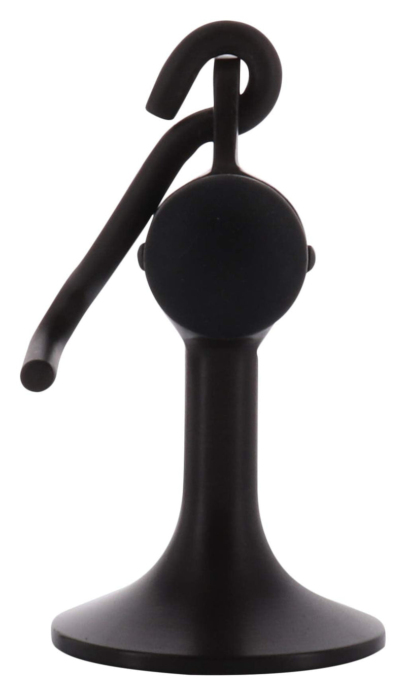 C.R. LAURENCE DL2521DU CRL Dark Bronze Floor Mounted Heavy-Duty Door Stop with Hook and Holder