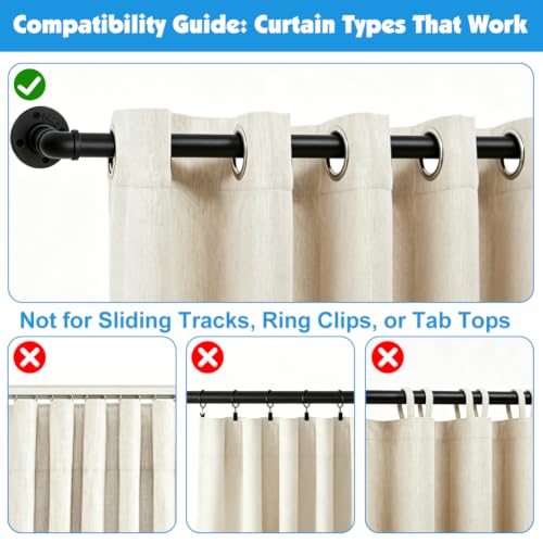  [AUSTRALIA] - 16 PCS Foam Curtain Spacers for Drapes 50mm