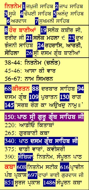 ਗੁਰਬਾਣੀ ਪਲੇਅਰ | Gurbani Player with 2100 hours of Nitnem, Sukhmani Sahib, and many other Gurbani track