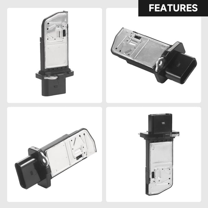 Mass Air Flow Sensor - MAF Sensor - Compatible for Volkswagen Eos 2.0L A/T 2.0T - Replace Part MAF10144/AFH60M-27/06F906461A