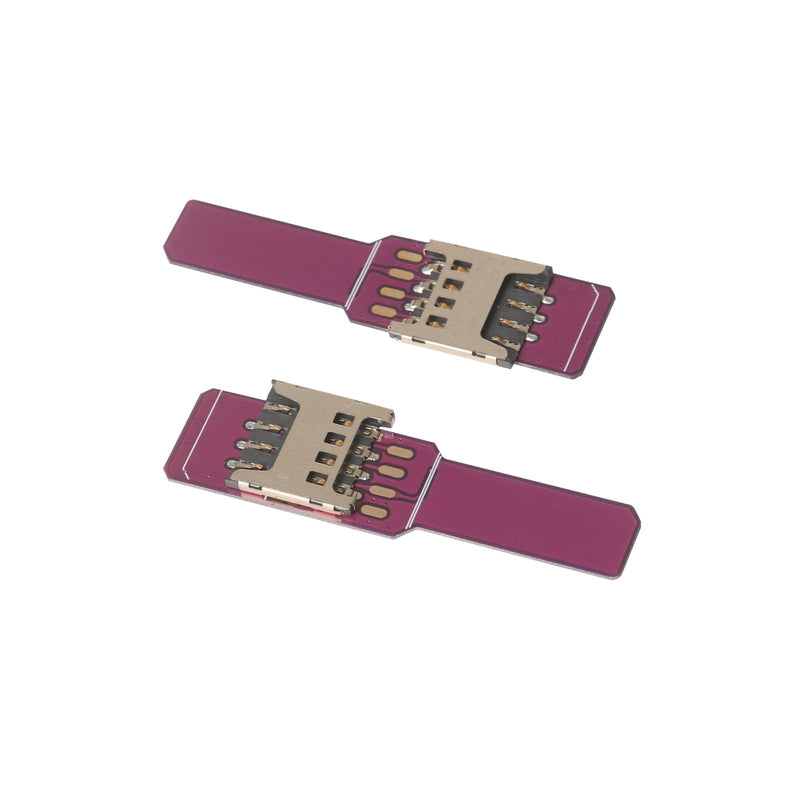 Nano Sim to Micro Sim Card Adapter Expander Test Board PCB Circuit Board Card Reader 2pcs