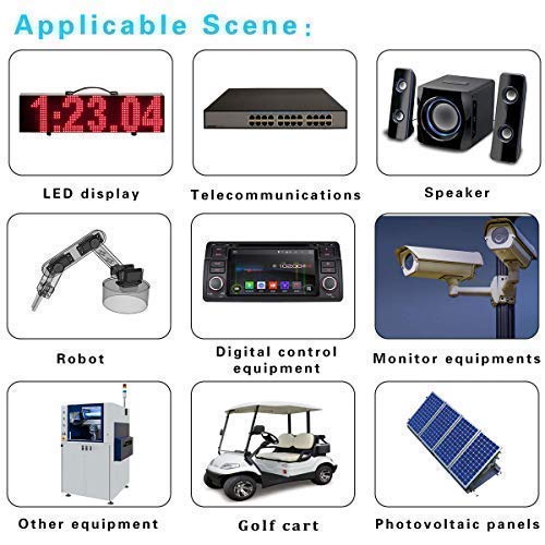 HOMELYLIFE 10A 120W Golf CART 24V 36V 48V to 12V Converter DC to DC Voltage Reducer Step Down Transformer Waterproof 24V/36V/48V to 12V 10A