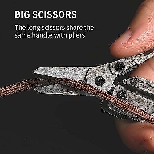 NexTool Mini Flagship EDC Keychain Multitool, Mini Pocket Knife (Dark) Small Dark