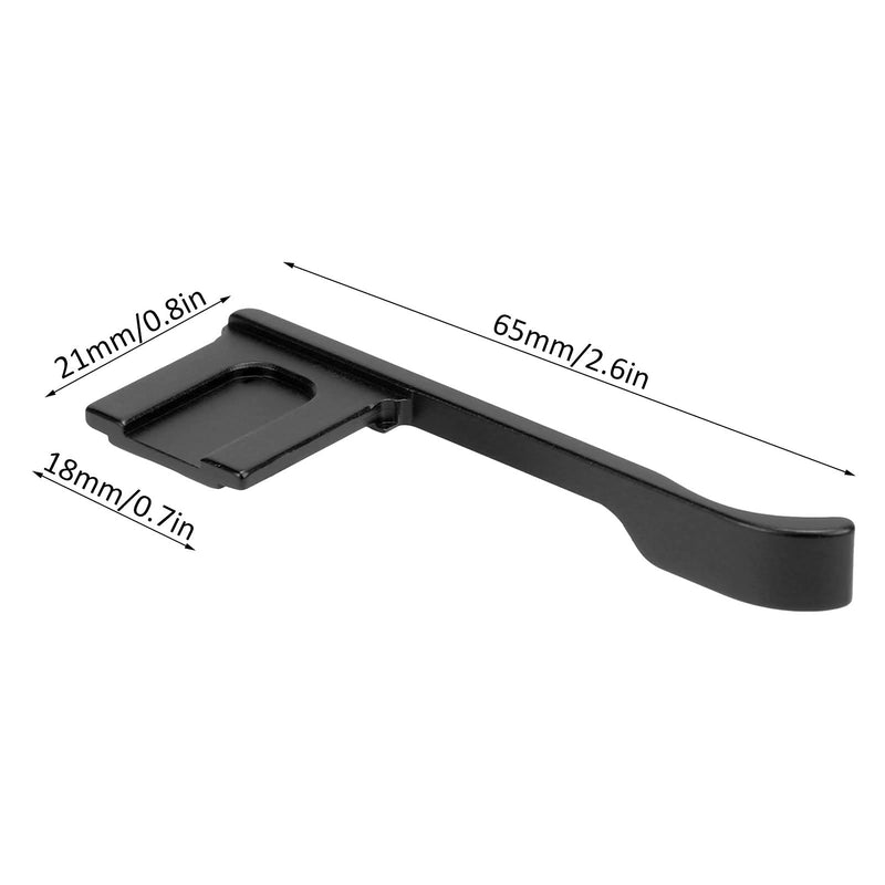 Camera Thumbs Grips, Camera Hot Shoe Thumbs Up Grip for GR2/for X70(Black)