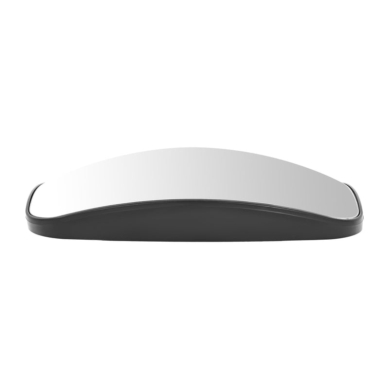 HECASA Hood Mirror Glass Compatible with 2008-2017 Freightliner Cascadia Convex Glass Wide Angle ABS Black Driver or Passenger Side 1 PC