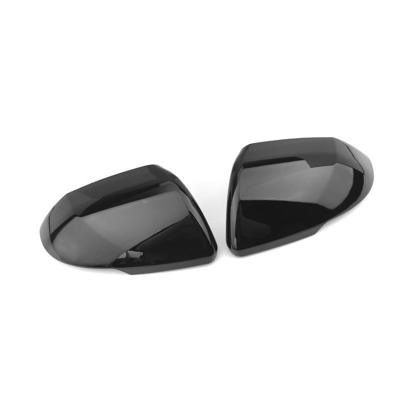 ABS Car Exterior Mirror Cover Side Rearview Mirrors Cover Mirrors Protective Caps Mirror Protective Shell Compatible with Hyundai Kona SX2 2024 2025 Accessories (Glossy Black Style) Glossy Black Style