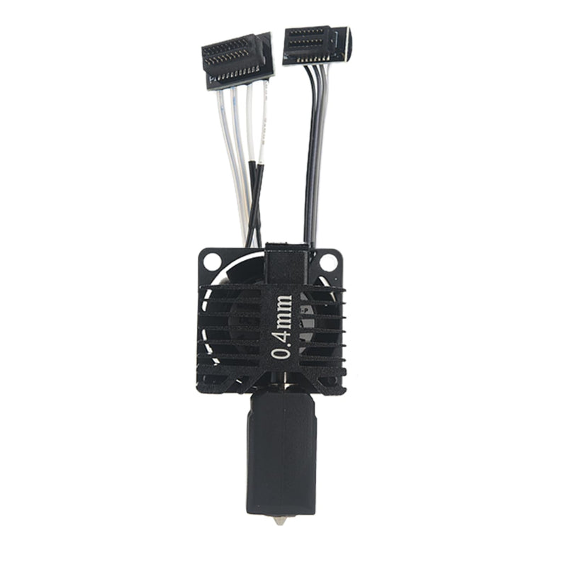 P1S/P1P 0.4mm Nozzle Kit,Bamboo Lab P1P, P1S Hotend Complete Kit for P1 Series, Full Assembly Hardened Steel Hot End with Fan, Thermistor, Ceramic Heater for Bambu Lab Accessories (P1 Series-0.4mm) P1 series-0.4mm