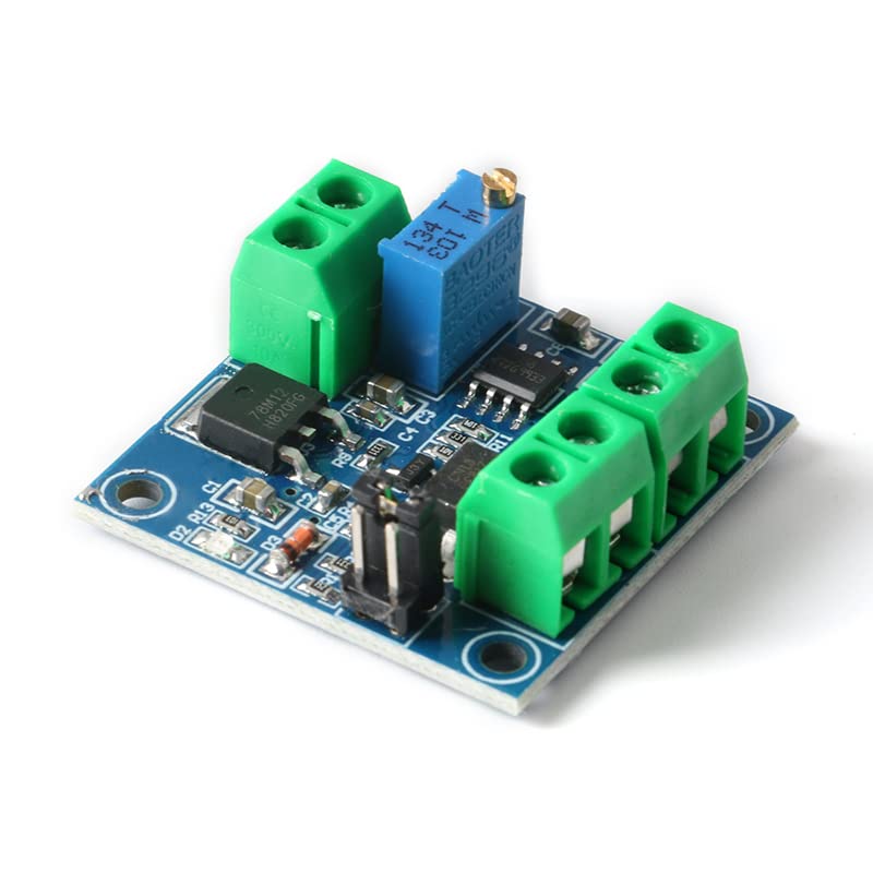 5Pcs PWM to Voltage Module 0%-100 PWM to 0-10V Voltage Signal Converter Voltage Converter Module for PWM Industrial Control