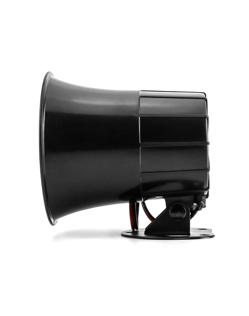 QWORK Electric Siren Horn, DC 12V Security Loud Wired Alarm Siren for Home Alarm System Security and Protection, 110 dB 1 Pack