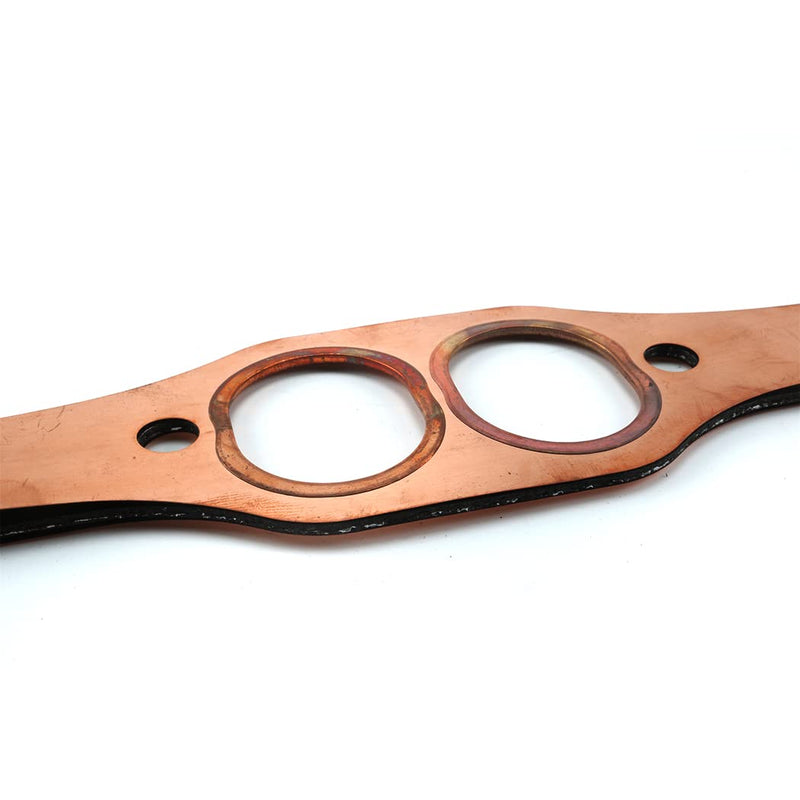 SBC Oval Port Copper Header Exhaust Gaskets Compatible with SB Chevy 327 305 350 383 Reusable