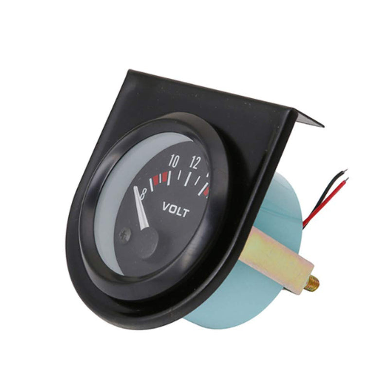 ESUPPORT Universal Car 2" 52mm Pointer Volt Voltage Gauge Meter Celsius White LED Light Indicator Display Electrical Volt Gauge
