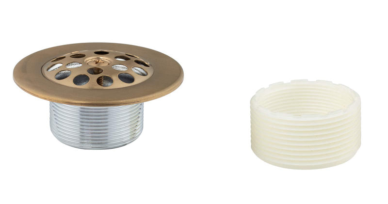 Artiwell Trip Lever Tub Trim Kit Set With Trip Lever Overflow Face Plate, Trip Lever Bathtub Drain with Strainer, Overflow and Matching Screws (BRUSHED GOLD) BRUSHED GOLD