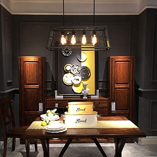 ASOKO LED Dimmable Edison Light Bulbs 4W Vintage Light Bulb, 2200K-2400K Warm White (Amber Glass), Antique LED Edison Bulbs, Squarrel Cage Filament,ST64, E26 LED Bulb Base Amber 4w 12 Count (Pack of 1)